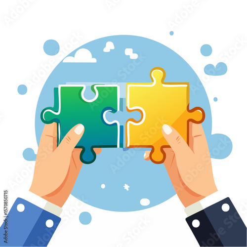 Connecting Puzzle Pieces: Collaboration and Problem Solving