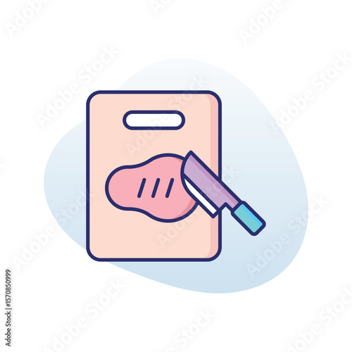 Cutting Board Vector icon