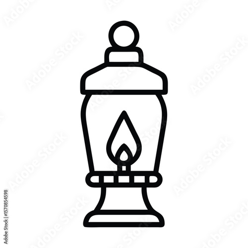 Himalayan salt lamp vector graphics illustration eps source
