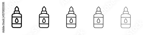 Glue Icon outline simple illustration isolated
