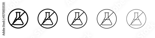 gmo free icon outline simple illustration isolated