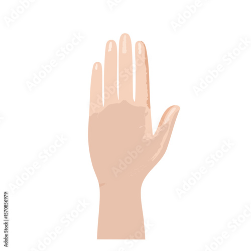 Human Hand Illustration: A Symbol of Gesture and Connection