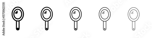 Mirror Icon outline simple illustration isolated
