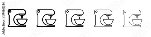 Mixer icon outline simple illustration isolated