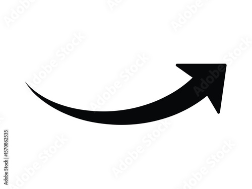 A simple black arrow icon