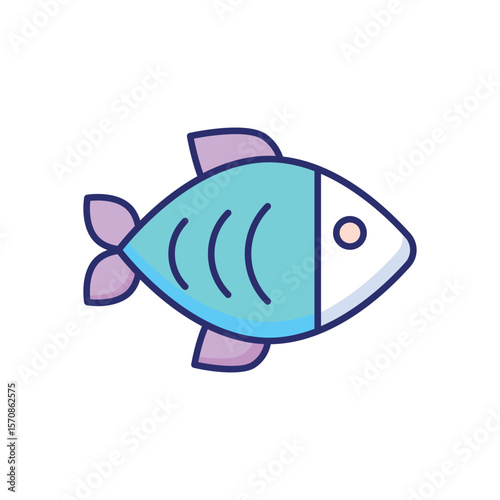 Salmon  Vector icon