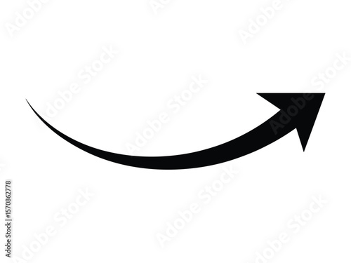 A simple black arrow icon