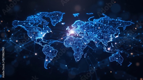 Global Digital Network and Connectivity Overview