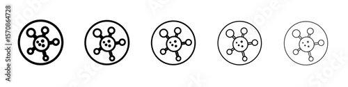 Oncology department icon outline simple illustration isolated
