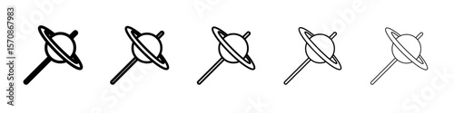 quasar icon outline simple illustration isolated