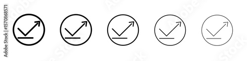 rebound icon outline simple illustration isolated