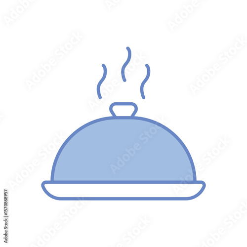 Food Tray Vector icon