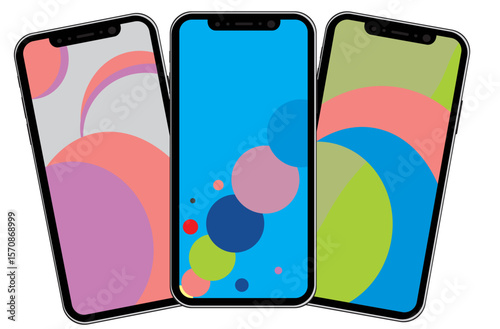 mobile mockup set collection