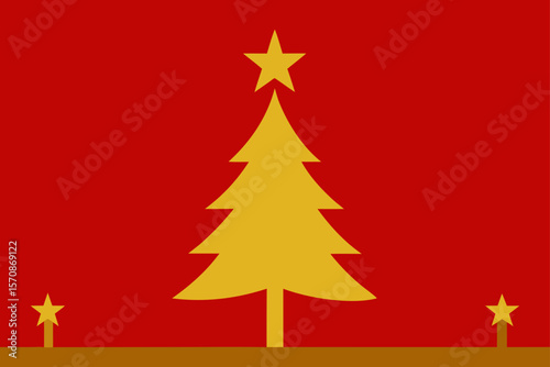 abstract christmas tree