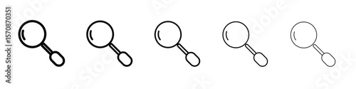 search icon outline simple illustration isolated