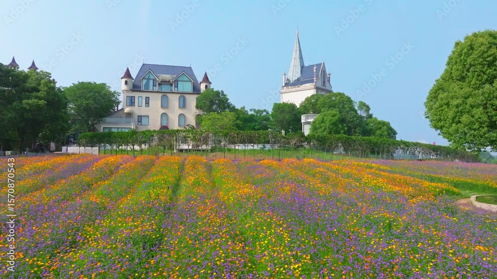 Wuhan Hua Bo Hui Scenic Spot Spring Scenery