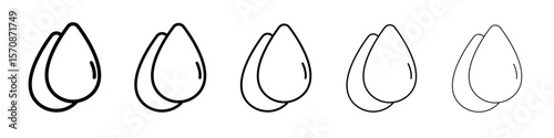 Skin care icon outline simple illustration isolated