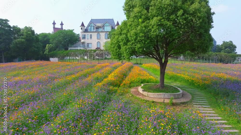 Wuhan Hua Bo Hui Scenic Spot Spring Scenery