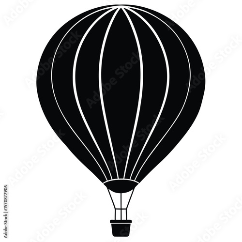 hot air balloon vector illustration
