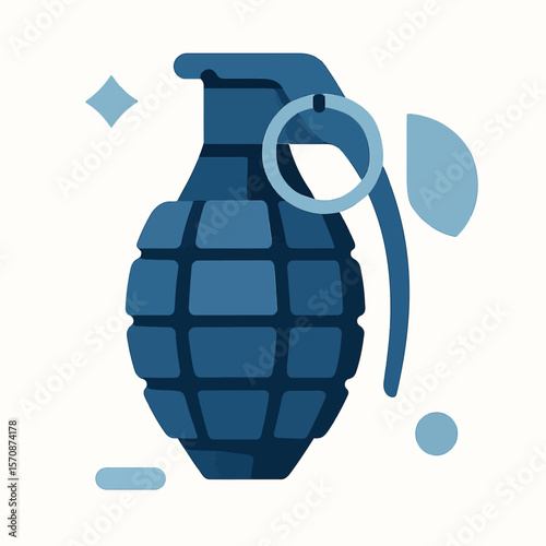 Hand Grenade Safety And Risk Concept