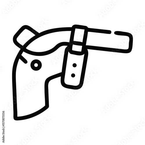 Gun Holster Vector