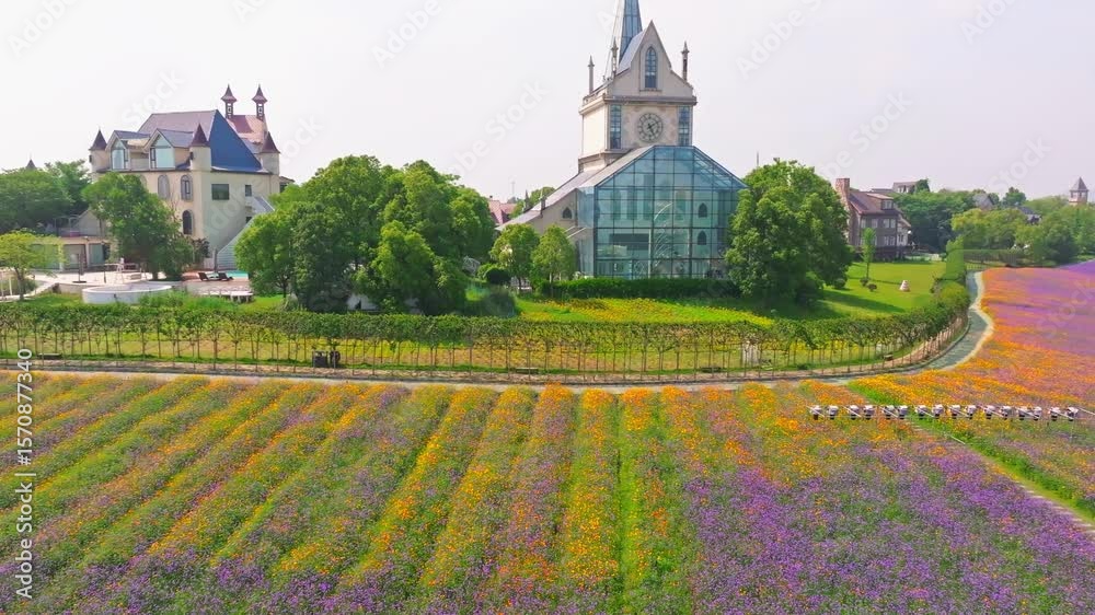 Wuhan Hua Bo Hui Scenic Spot Spring Scenery