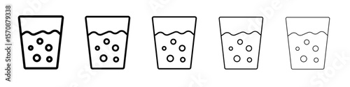 Water soak icon outline simple illustration isolated