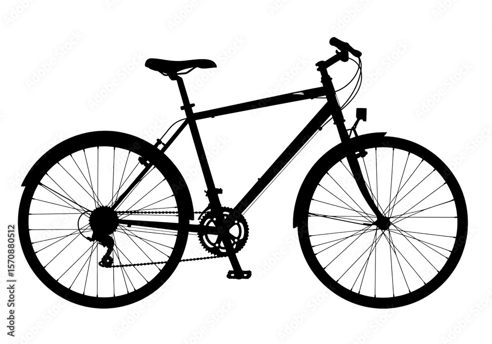 Fototapeta premium Time Flies A Unique Bicycle Design Concept on transparent background