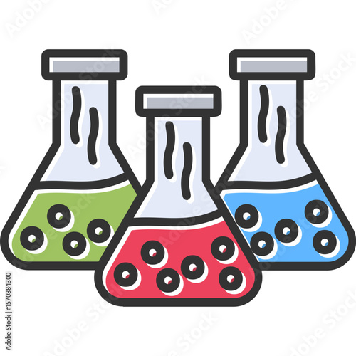  Chemistry Vector Icon Design 
