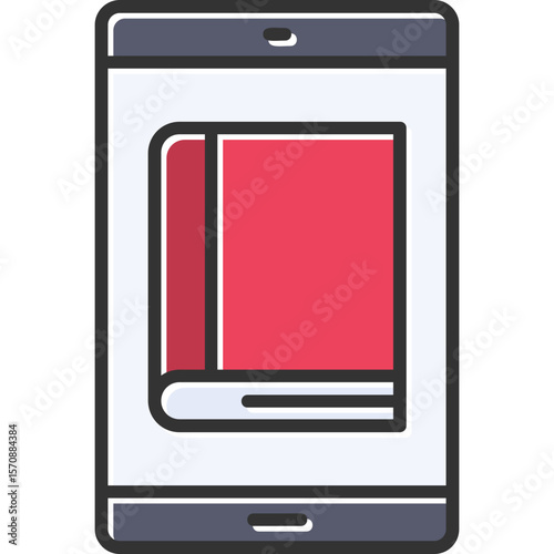 Education App Vector Icon Design