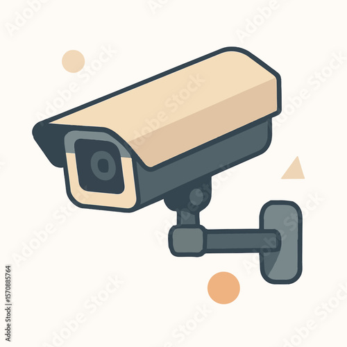 Modern Security Camera For Home Surveillance
