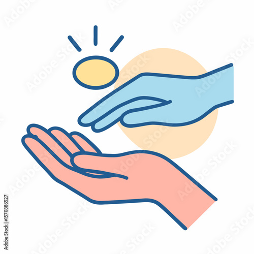 Helping Hands Giving Financial Support