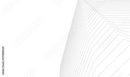 Architectural geometric abstract background vector design