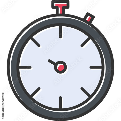 Timer Vector Icon Design