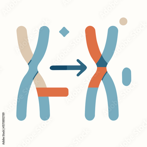 Gene Editing Concept With Chromosome Icon