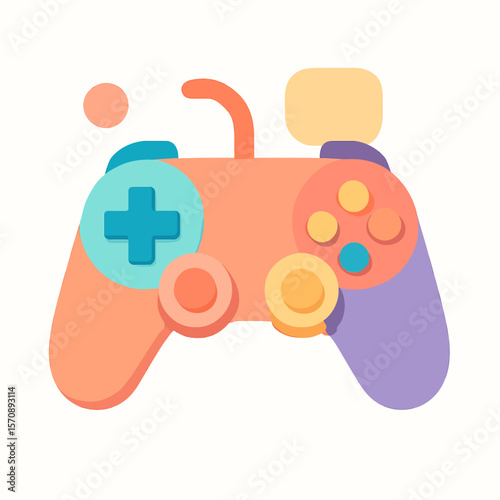 Colorful Game Controller For Modern Gaming