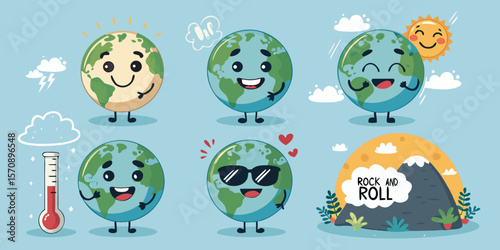 clip art vectors of earth