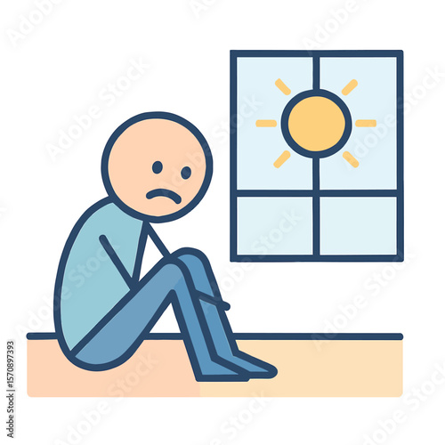 Feeling Sad Indoors On A Sunny Day