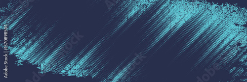 Abstract blue banner design vector, dynamic sporty horizontal background template for media promotion or web banner