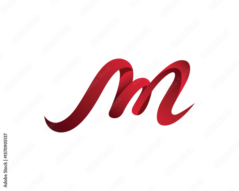 Obraz premium Letter M elegant Logo