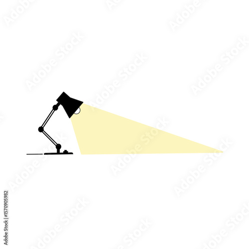 study lamp illustration