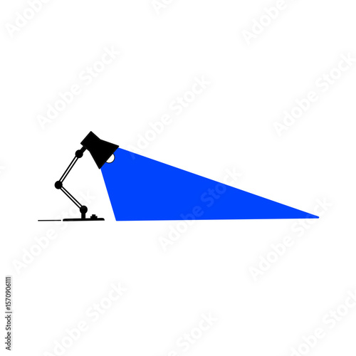 study lamp illustration