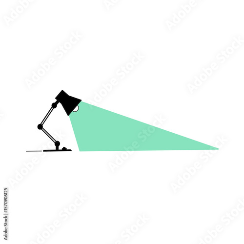 study lamp illustration