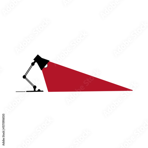 study lamp illustration