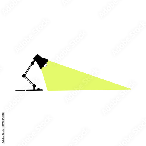 study lamp illustration