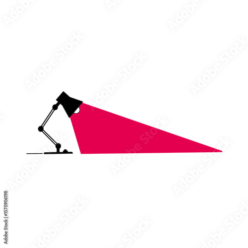 study lamp illustration