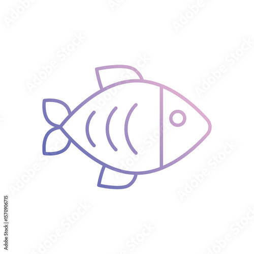 Salmon  Vector icon