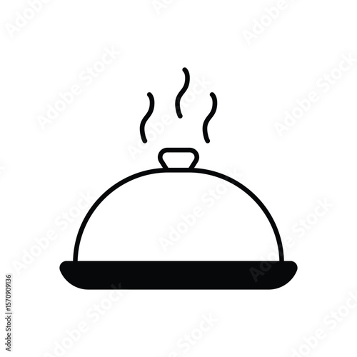 Food Tray Vector icon