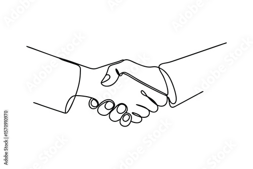 Handshake gesture agreement partnership business cooperation