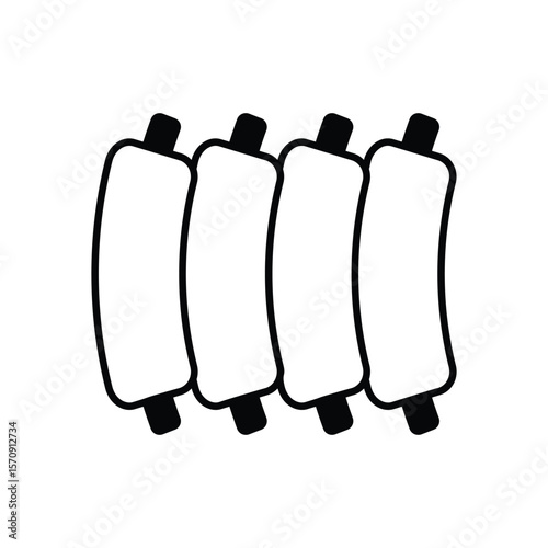 Ribs Vector icon